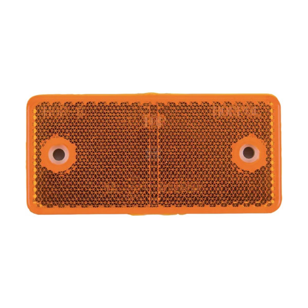 Refector naranja rectangular