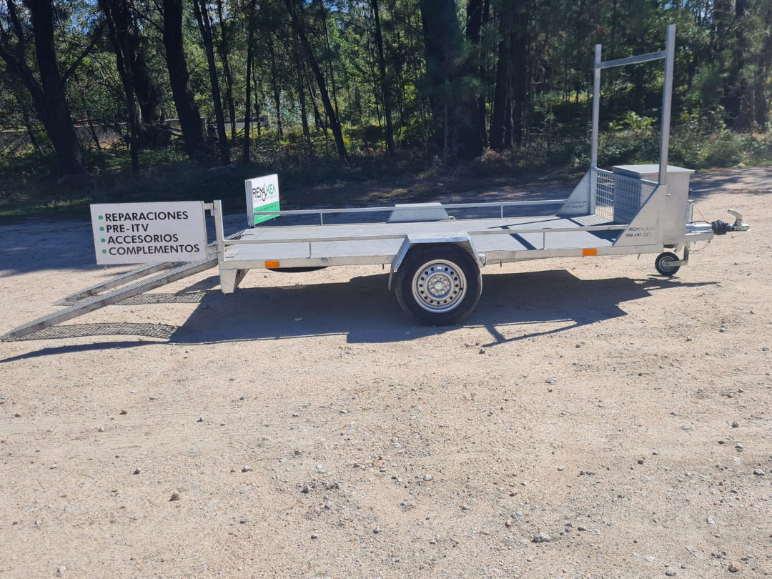Alquiler de Remolque Plataforma 750 kg